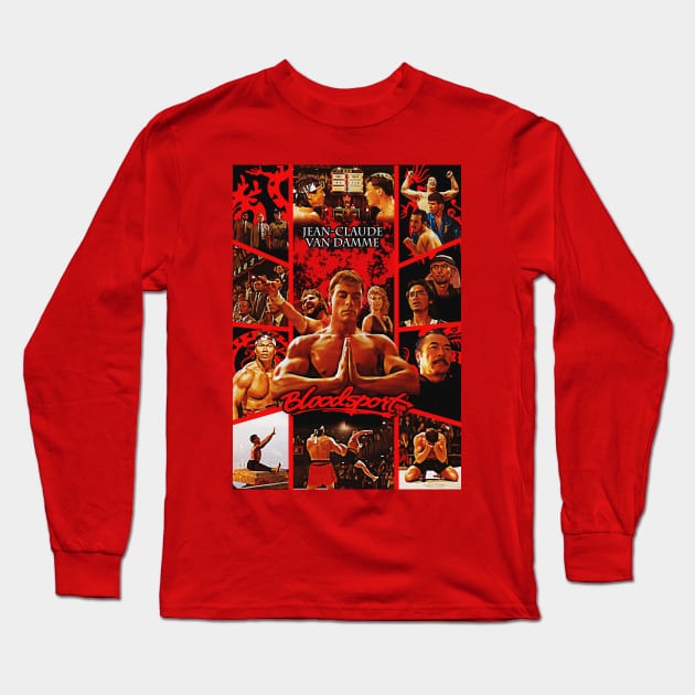 Bloodsport Long Sleeve T-Shirt by Fantasy Brush Designs